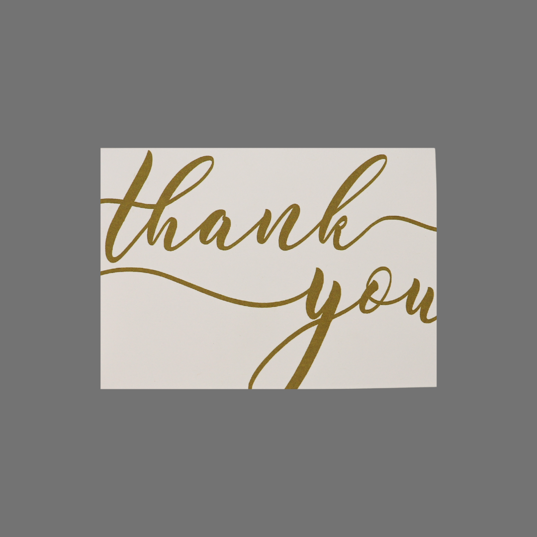 Cursive Thank You