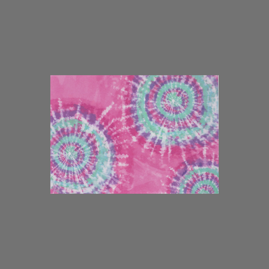 Pack of 8 - Pink, Purple and Teal Tie Dye (10090)