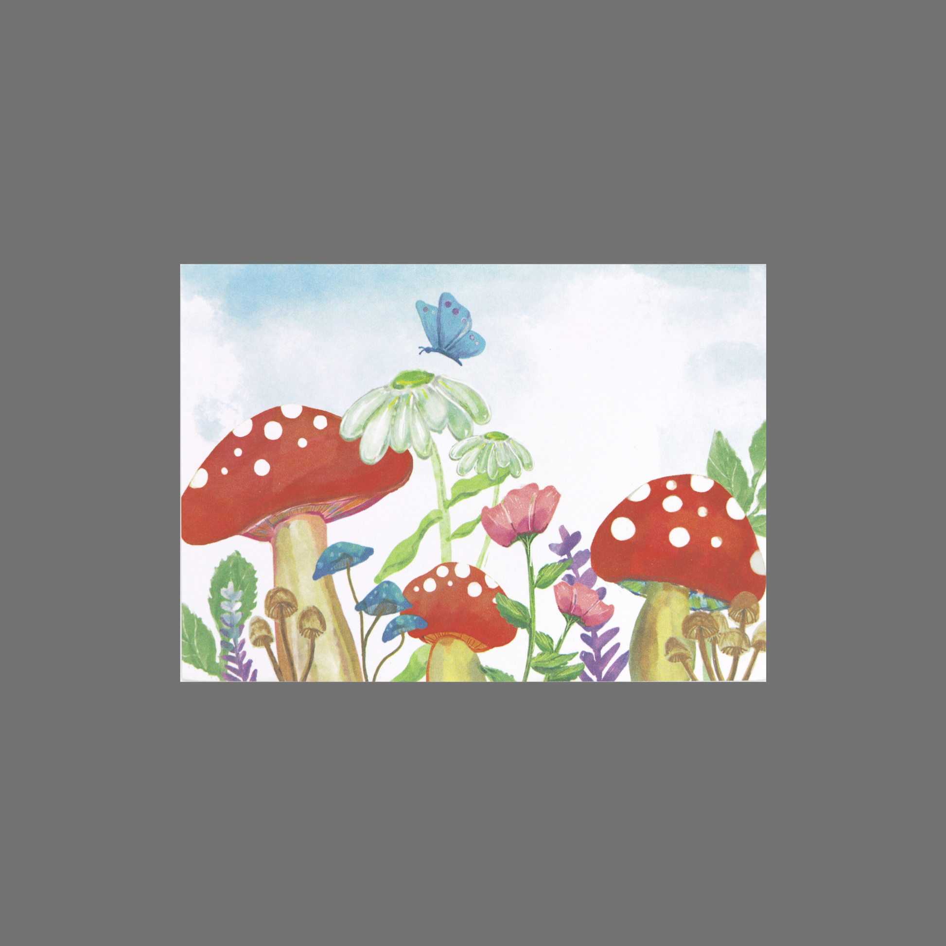 Pack of 8 - Mushrooms, Butterly and Flowers (10085) – JuLu Cards